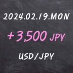 2024.02.19 USD/JPY FX 매매 결과